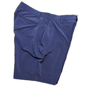 Fabletics Golf Shorts Performance Blue Flat Chino 8" Inseam‎ Medium Mens 32 EUC